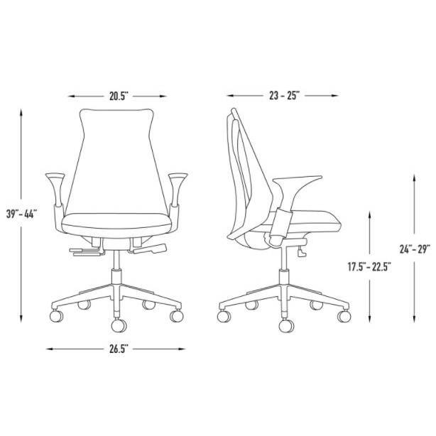 Refurbished Herman Miller Sayl Chair